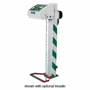 HUGHES SAFETY H45GSP-1H Emergency Safety Shower, Pedestal Mounted | CE7PXB 30256