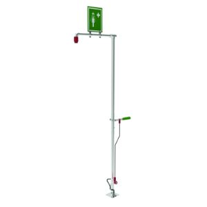 HUGHES SAFETY SD18GS Outdoor Emergency Safety Shower, Floor Mounted | CE7PWQ 30202