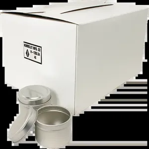 HUMBOLDT H-1350.42 Sample Cup, Tin, 42.3 oz, 6.12 Inch Inner Dia., 3 Inch Deep, 1 Package | CL6NBH