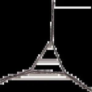 HUMBOLDT H-23960 Triangle, Round, Nickel-chrome wire, 2 Inch | CL6PKJ