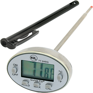 HUMBOLDT H-3541D Thermometer, Digital, Waterproof, Calibratable | CL6PZU