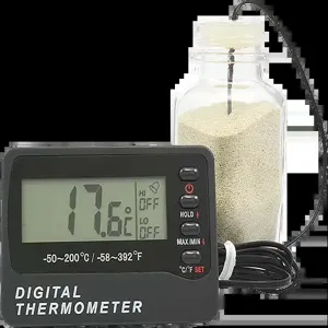 HUMBOLDT H-3561 Digital Bottle Thermometer, Min/Max Alarm | CL6PZZ