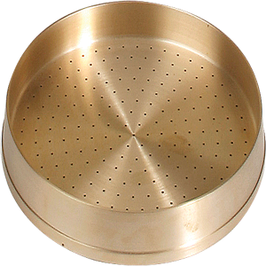 HUMBOLDT H-3631 Perforated Brass Dish, For Water Retention Apparatus | CL6TBV