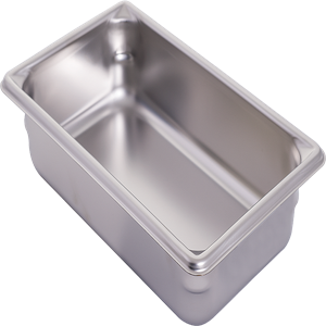 HUMBOLDT H-4353.2 Mixing Pan, 13.875 x 12.75 x 2.5 Inch Size, Stainless Steel | CL6MUV