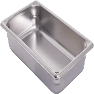 HUMBOLDT H-4354.4 Mixing Pan, 12.75 x 10.375 x 4 Inch Size, Stainless Steel | CL6MUZ