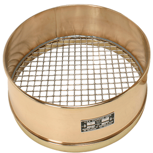 HUMBOLDT H-4107 Sieve, Riddle, 18 Inch Diameter, 50mm, Stainless Mesh, Brass Frame | CL6NKB