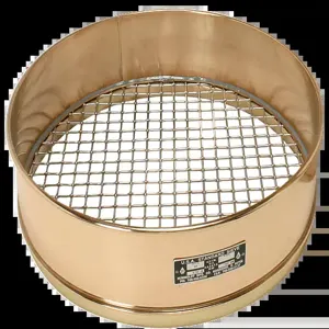 HUMBOLDT H-4107 Sieve, Riddle, 18 Inch Diameter, 50mm, Stainless Mesh, Brass Frame | CL6NKB