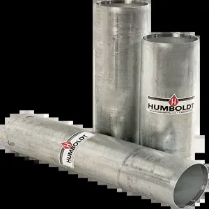 HUMBOLDT H-4210.10 Shelby Tube, 3 Inch Dia. x 10 Inch Long, Galvanized | CL6NHK