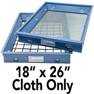 HUMBOLDT H-4278WF60 Screen Cloth, 18 x 26 Inch Mesh Size, 60 ASTM Size, Stainless Cloth | CL6NWE