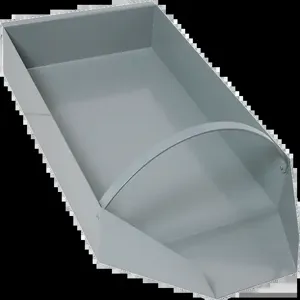 HUMBOLDT H-4308 Material Handling Scoop, 15 x 30 x 4 Inch Size | CL6LPA