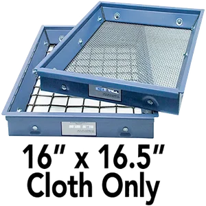 HUMBOLDT H-4398WF40 Screen Cloth, 16 x 16.5 Inch Mesh Size, 40 ASTM Size, Stainless Cloth | CL6NYU