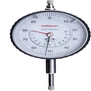 HUMBOLDT H-4465.25 Messuhr, metrisch, 25 mm Bereich, 010 mm Teilung, 57 mm Durchmesser, ohne Bremse | CL6JXK