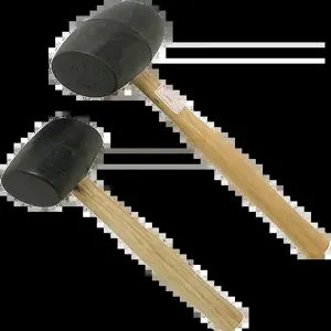 HUMBOLDT H-4975 Rubber Mallet, Large | CL6NAA