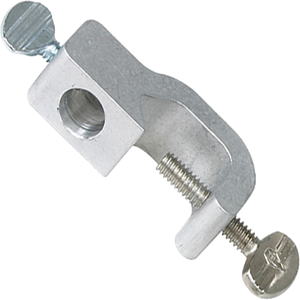 HUMBOLDT H-7405 Rod Muff Clamp, no hole in base, 1/4-20 screw holes in base and jaw | CL6MYY
