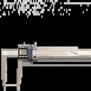 HUMBOLDT HC-2819.12C Digital Caliper, 300mm, 3.5 Inch Size, Deep Jaw, Heavy-Duty | CL6KAB