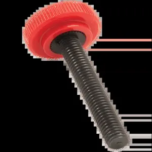 HUMBOLDT HM-003275A Screw, Red, Plastic Cap | CL6RQY