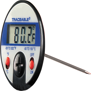 HUMBOLDT HT-4049 Thermometer, digital, Jumbo-Display, Genauigkeit von +/-2.0 Grad. F/+/-1.0 Grad. C. | CL6KAV