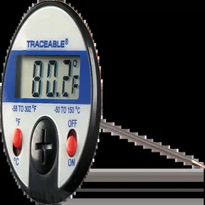 HUMBOLDT HT-4049U Thermometer, Digital, Jumbo Display, Accuracy of +/-0.3 Deg. C. | CL6KAW