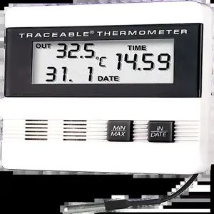 HUMBOLDT HT-4105 Thermometer, Digital Indoor, Outdoor, Degree Fahrenheit | CL6QEC