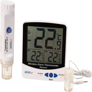 HUMBOLDT HT-4143A Thermometer, Dreifachanzeige, kabelloser Sensor, Min/Max | CL6LVE