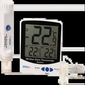 HUMBOLDT HT-4143A Thermometer, Triple Display, Wireless Sensor, Min/Max | CL6LVE