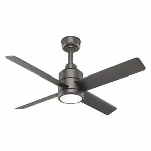 HUNTER 76014 Commercial Ceiling Fan, 72 Inch Blade Dia, 8 Speeds, 11, 926 cfm, 115 VAC | CR4GGZ 60DW73