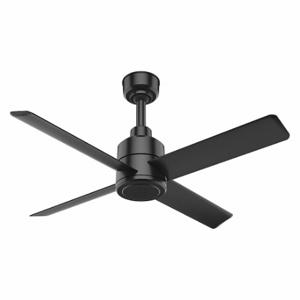HUNTER 76021 Commercial Ceiling Fan, 7 ft Blade Dia, 8 Speeds, 12, 145 cfm, 115 VAC, 10 ft and Greater | CR4GGR 60DW80