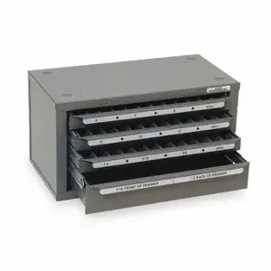 HUOT 13570 Drill Bit Case, 39 Compartments | CR4GHQ 2TRD7