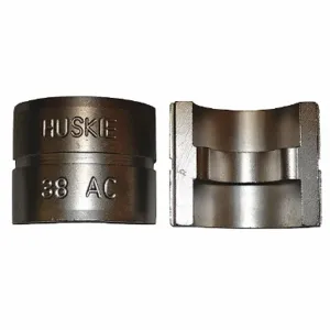 HUSKIE TOOLS 38AC Upper and Lower Crimping Die, Up to 3/8 Inch Lug Capacity, Aluminium, Blue | CJ3RUL 13D378