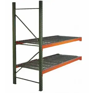 HUSKY 184809643096DA Pallet Rack Add-On Unit, 99 Inch x 48 Inch x 8 Ft, 16 Ga Beams, 14 Ga Uprights | CR4GME 803ZE9