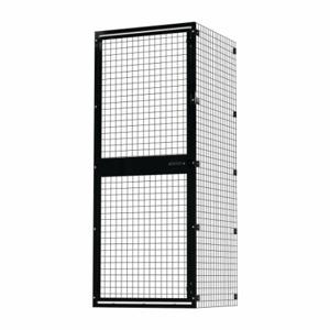 HUSKY SLS0404A Bulk Storage Locker Add-On, 4 ft x 4 ft x 90 in, 1 Tiers, 1 Units Wide, Padlock Hasp | CR4GJT 787AU0