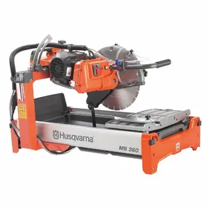 HUSQVARNA 967285202 Masonry Saw, 14 Inch Blade Dia, Wet, 5 Inch Max. Cutting Dp, 115/230V AC, 14 A Current | CR4GRF 45RM23