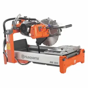 HUSQVARNA 967285203 Masonry Saw, 14 Inch Blade Dia, Wet, 5 Inch Max. Cutting Dp, 115/230V AC, 14 A Current | CR4GRE 45RM24