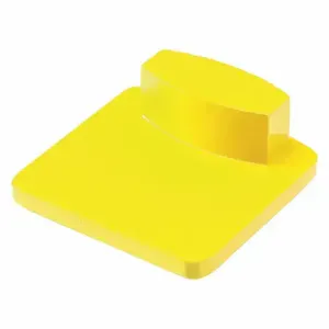 HUSQVARNA ELITE GRIND G1425 S Single Convex Diamond Tool, Soft, 50 Grit, Yellow, 1 Segments, Concrete, Banana, 3 PK | CN7YKL 49EK45