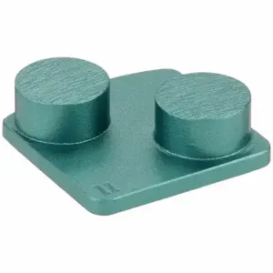 HUSQVARNA G 627 D Double Round Diamond Tool, Soft, 100 Grit, Green, 2 Segments, Concrete, Round, 3 PK | CN7YYD 49EK82