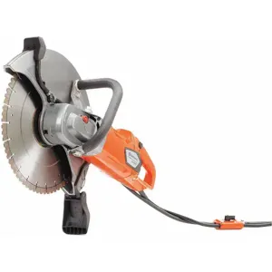 HUSQVARNA K4000 WET Handheld Concrete Saw, 14 Inch Blade Dia., 5 Inch Cut Depth, Electric, 2.4 HP | CD3VMN 462R81