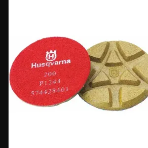 HUSQVARNA P 1244 Polishing Pads 200 Grit 3 In | AA8JMG 18G439