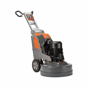 HUSQVARNA PG 830 240V Concrete Floor Grinder, Walk-Behind, Planetary With Dual-Drive, 3 Discs, 17 Hp Horsepower | CR4GZJ 787UF2