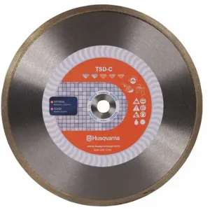 HUSQVARNA TACTI-CUT C 10 Diamond Saw Blade, 10 Inch, Wet/Dry, Continuous Rim Type | CD3PXT 53DT41