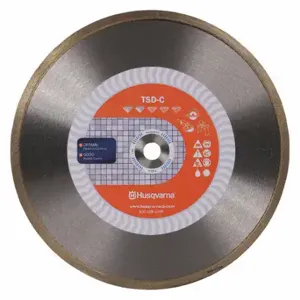 HUSQVARNA TACTI-CUT C 7 Diamond Saw Blade, 7 Inch Blade Dia, 5/8 Inch Arbor Size, Wet/Dry, Good, Continuous | CR4GXQ 53DT59