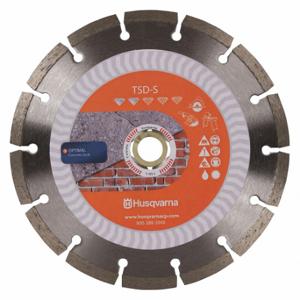 HUSQVARNA TACTI-CUT S 4.5 Diamond Saw Blade, 4 1/2 Inch Blade Dia, 5/8 In-7/8 Inch Arbor Size, Wet/Dry, Good | CR4GWN 53DT63
