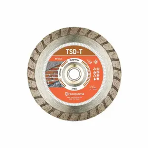 HUSQVARNA TACTI-CUT T 4 Diamond Saw Blade, 4 Inch Blade Dia, 5/8 In-25/32 In-7/8 Inch Arbor Size, Wet/Dry, Good | CR4GWQ 55TA98