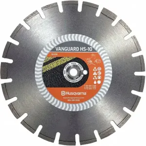 HUSQVARNA Vanguard HS10-14 14 Inch Wet/Dry Diamond Saw Blade, Segmented Rim Type, Application Demolition | CD2FZC 54JF16