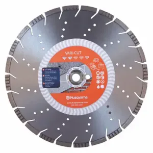 HUSQVARNA Vari-Cut 4.5 Diamond Saw Blade, 4 1/2 Inch Blade Dia, 5/8 In-7/8 Inch Arbor Size, Wet, Better | CR4GWH 53DT47