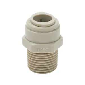 HYDROMODE MS12-12N-P Push-To-Connect Fitting, Male, Straight, 1/2 Inch Tube To 1/2 Inch Male Npt, Pack Of 5 | CV7MLW