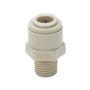 HYDROMODE MS38-14N-P Push-To-Connect Fitting, Male, Straight, 3/8 Inch Tube To 1/4 Inch Male Npt, Pack Of 5 | CV7MMC