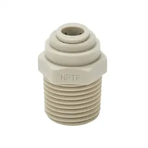 HYDROMODE MS516-12N-P Push-To-Connect Fitting, Male, Straight, 5/16 Inch Tube To 1/2 Inch Male Npt, Pack Of 5 | CV7MMF