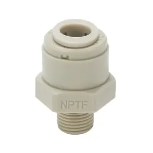 HYDROMODE MS516-18N-P Push-To-Connect Fitting, Male, Straight, 5/16 Inch Tube To 1/8 Inch Male Npt, Pack Of 5 | CV7MMH