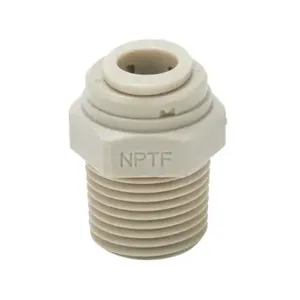 HYDROMODE MS516-38N-P Push-To-Connect Fitting, Male, Straight, 5/16 Inch Tube To 3/8 Inch Male Npt, Pack Of 5 | CV7MMJ