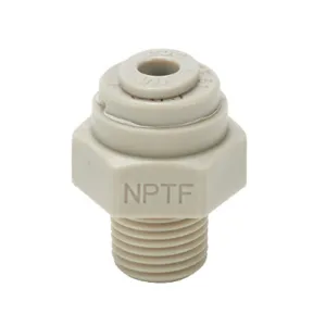 HYDROMODE MS532-18N-P Push-To-Connect Fitting, Male, Straight, 5/32 Inch Tube To 1/8 Inch Male Npt, Pack Of 5 | CV7MML